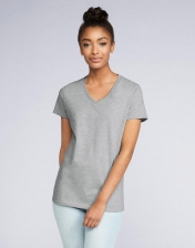Premium Cotton Ladies V-Neck T-Shirt 