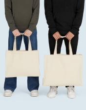 Canvas Wide Shopper with Fold LH 