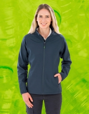 Women's Recycled 2-Layer Printable Softshell Jkt 